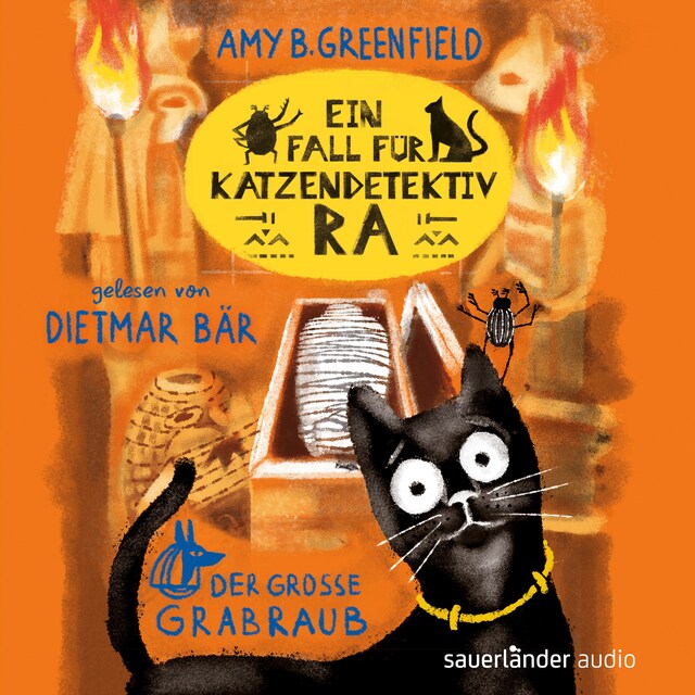 Buchcover für Ein Fall für Katzendetektiv Ra - Der große Grabraub - Katzendetektiv Ra-Reihe, Band 2 (Ungekürzte Lesung)