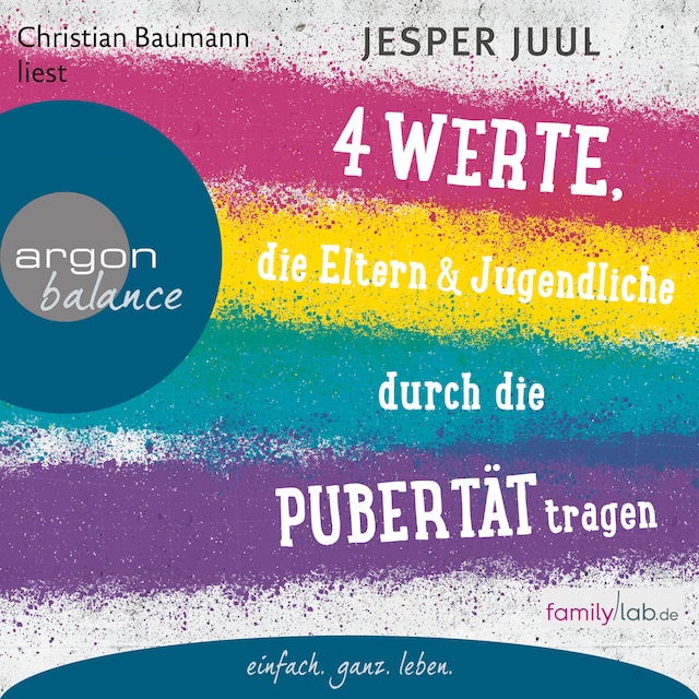 Buchcover für Vier Werte, die Eltern und Jugendliche durch die Pubertät tragen (Erweiterte Lesefassung)