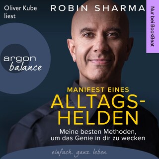 Manifest eines Alltagshelden - Meine besten Methoden, um das Genie in dir zu wecken (Ungekürzte Lesung) bookCoverFor