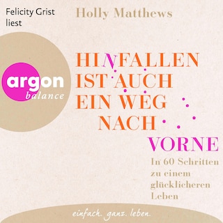 Hinfallen ist auch ein Weg nach vorne als Hörbuch