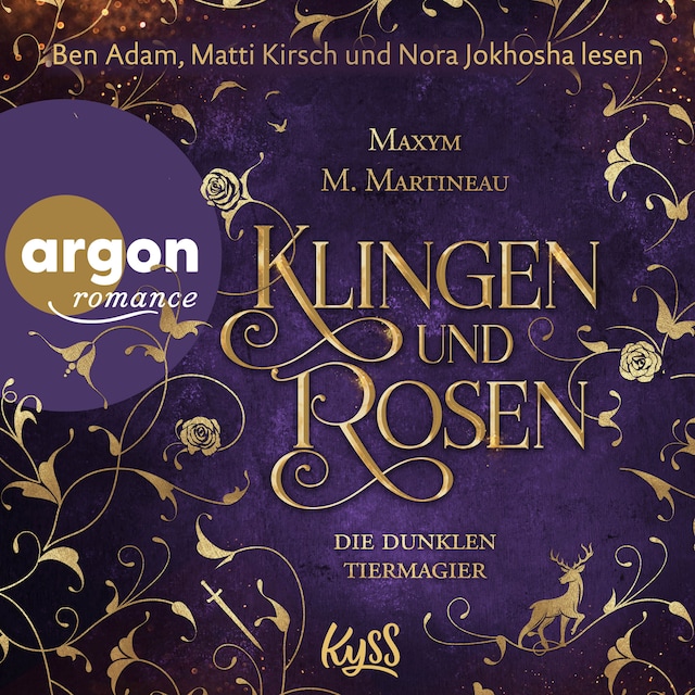 Book cover for Die dunklen Tiermagier - Klingen und Rosen - Die Tiermagier-Reihe, Band 4 (Ungekürzte Lesung)