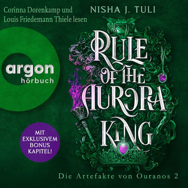 Couverture de livre pour Rule of the Aurora King - Die Artefakte von Ouranos, Band 2 (Ungekürzte Lesung)