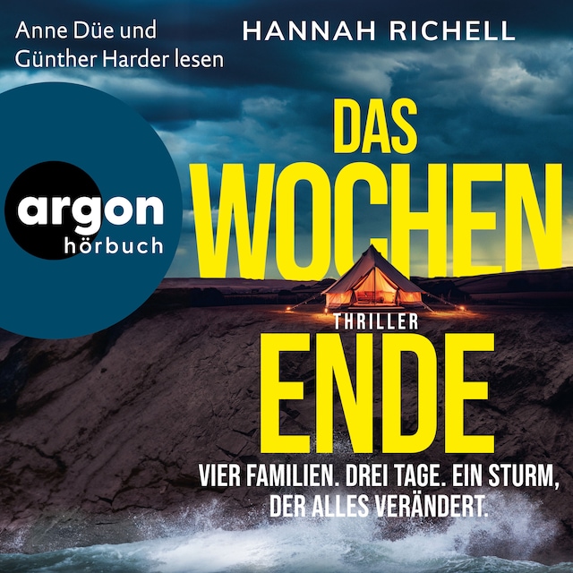 Book cover for Das Wochenende - Vier Familien. Drei Tage. Ein Sturm, der alles verändert. (Ungekürzte Lesung)