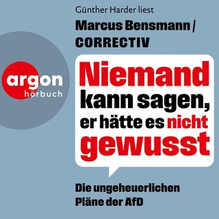 Niemand kann sagen, er hätte es nicht gewusst als Hörbuch
