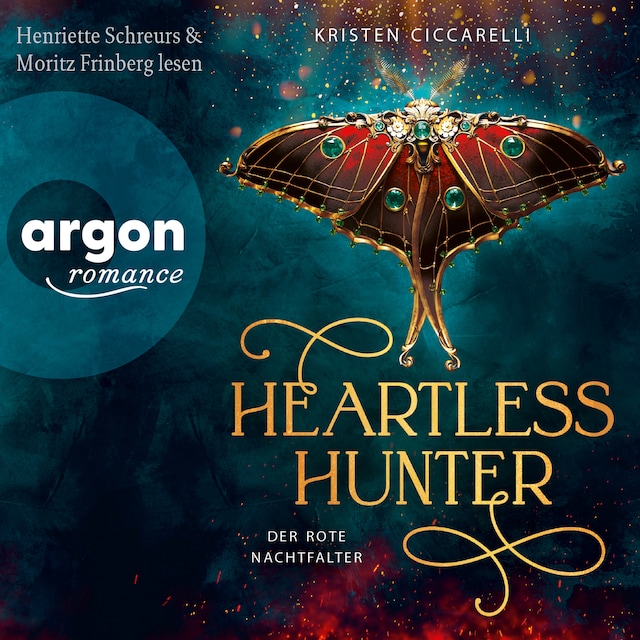 Book cover for Heartless Hunter - Der rote Nachtfalter, Band 1 (Ungekürzte Lesung)