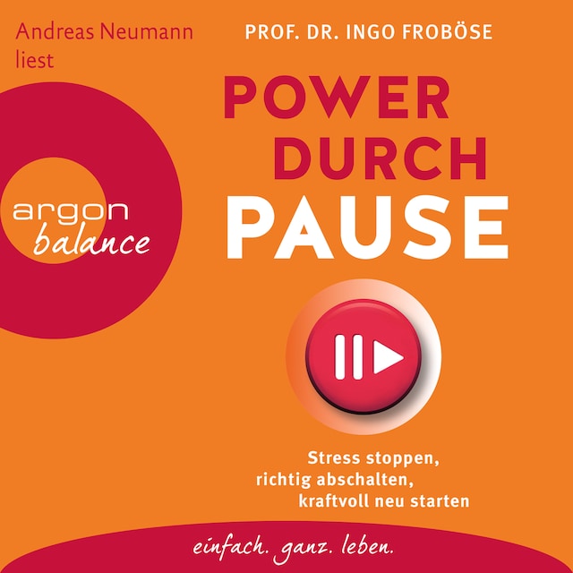 Book cover for Power durch Pause - Stress stoppen, richtig abschalten, kraftvoll neu starten (Gekürzte Lesung)