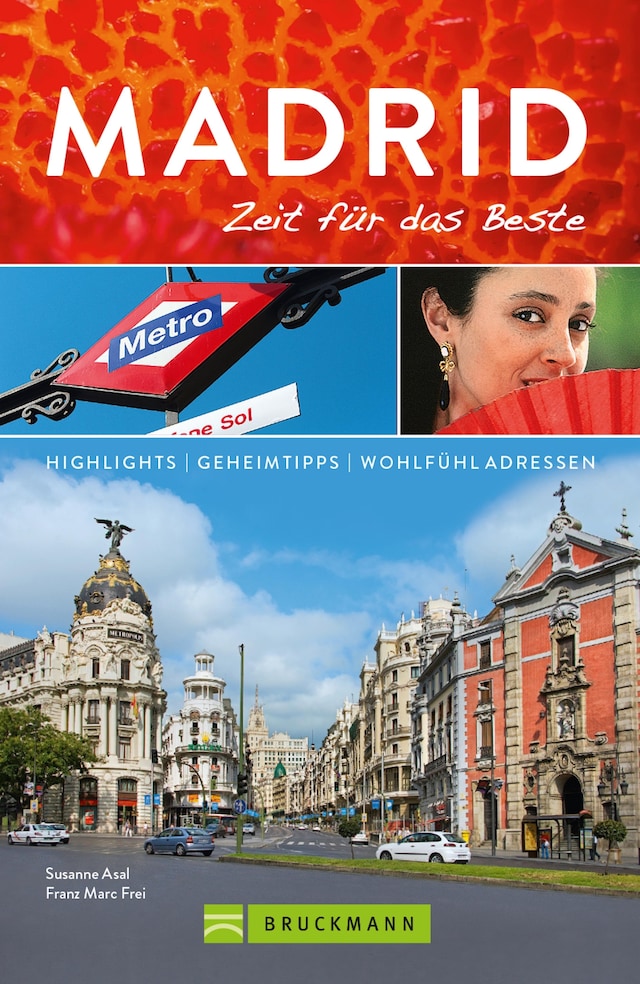 Book cover for Bruckmann Reiseführer Madrid: Zeit für das Beste