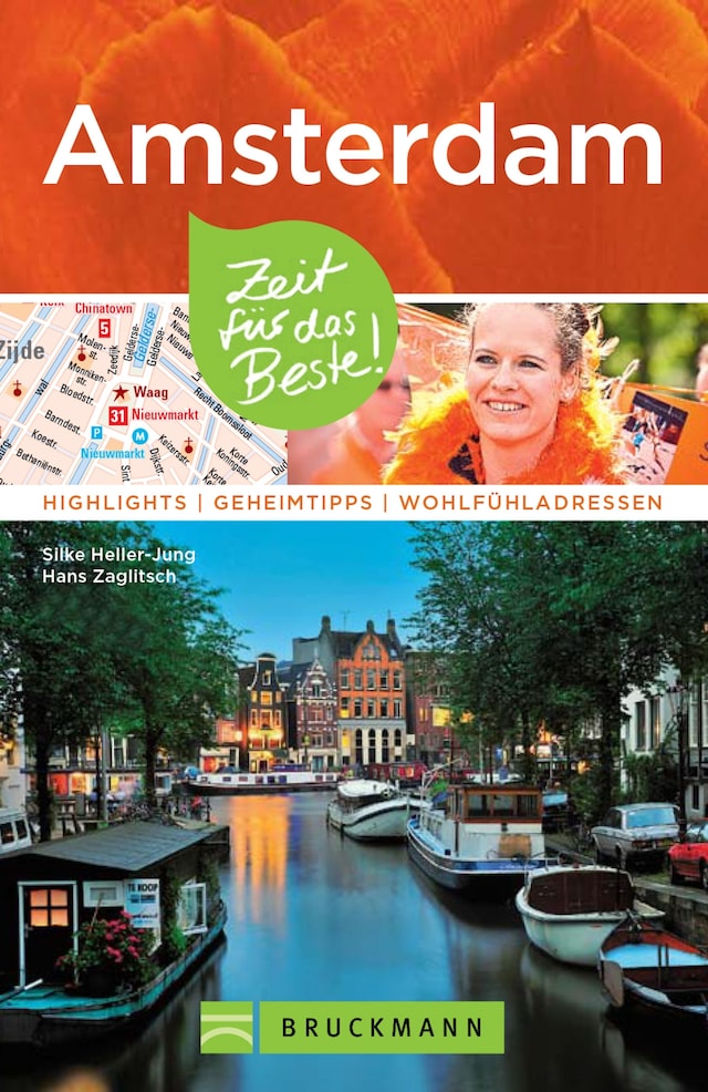 Book cover for Bruckmann Reiseführer Amsterdam: Zeit für das Beste