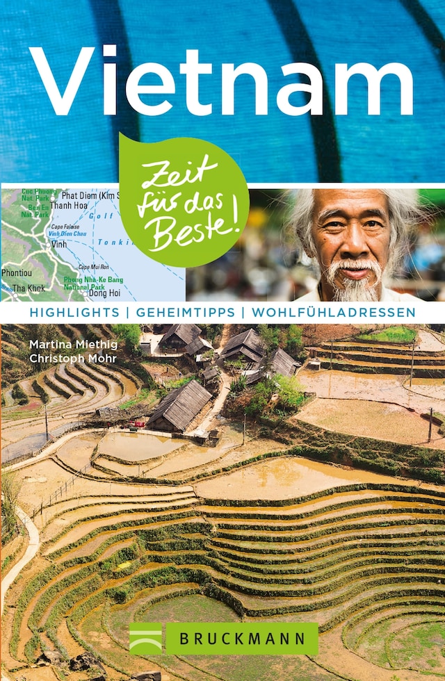 Buchcover für Bruckmann Reiseführer Vietnam: Zeit für das Beste