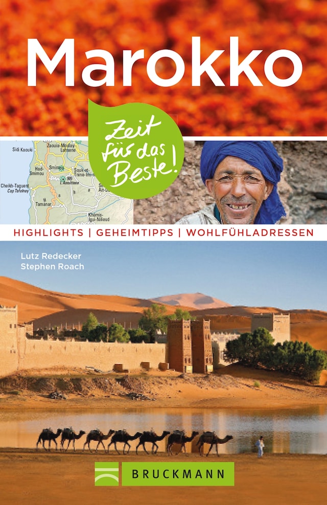 Copertina del libro per Bruckmann Reiseführer Marokko: Zeit für das Beste