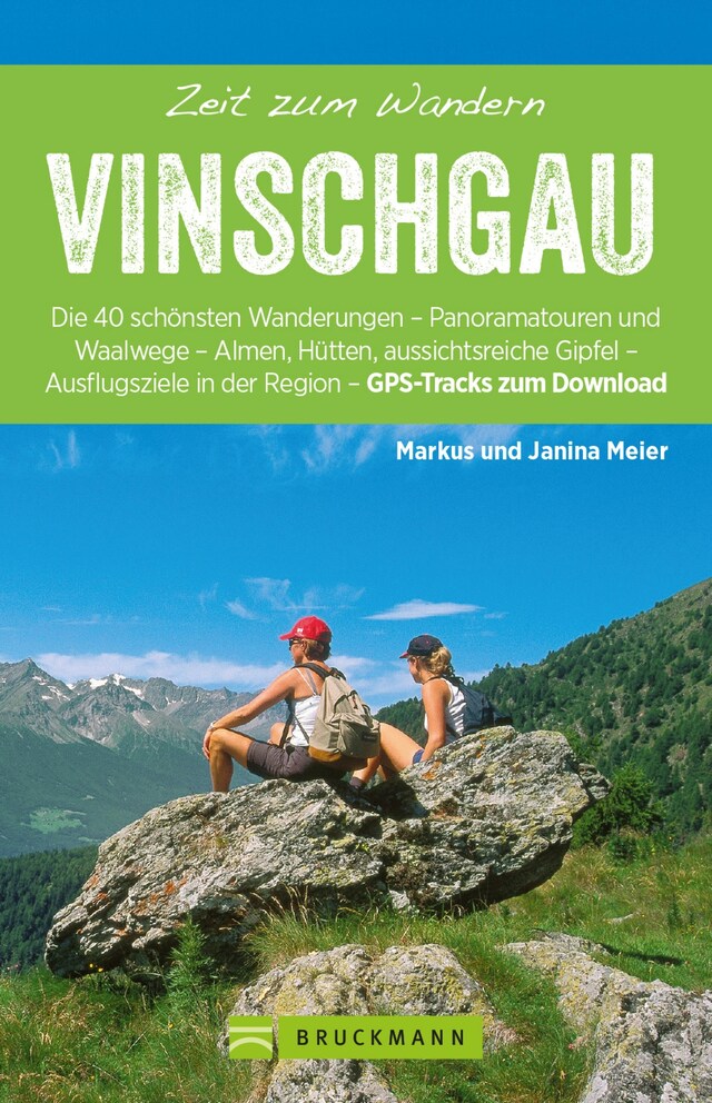 Kirjankansi teokselle Bruckmann Wanderfürher: Zeit zum Wandern Vinschgau