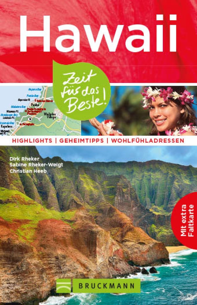 Book cover for Bruckmann Reiseführer Hawaii: Zeit für das Beste