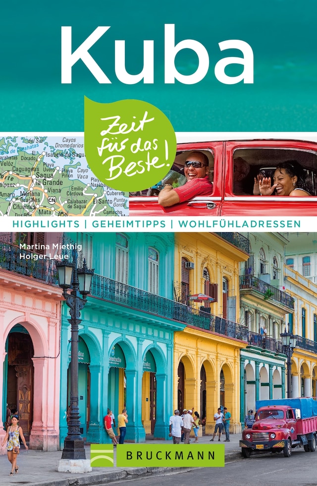 Boekomslag van Bruckmann Reiseführer Kuba: Zeit für das Beste