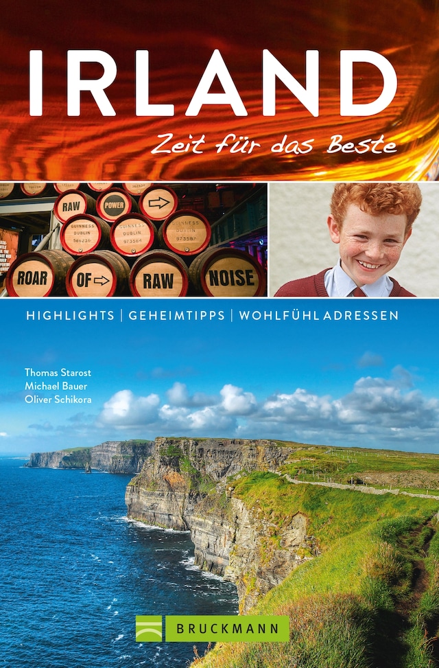 Okładka książki dla Bruckmann Reiseführer Irland: Zeit für das Beste.