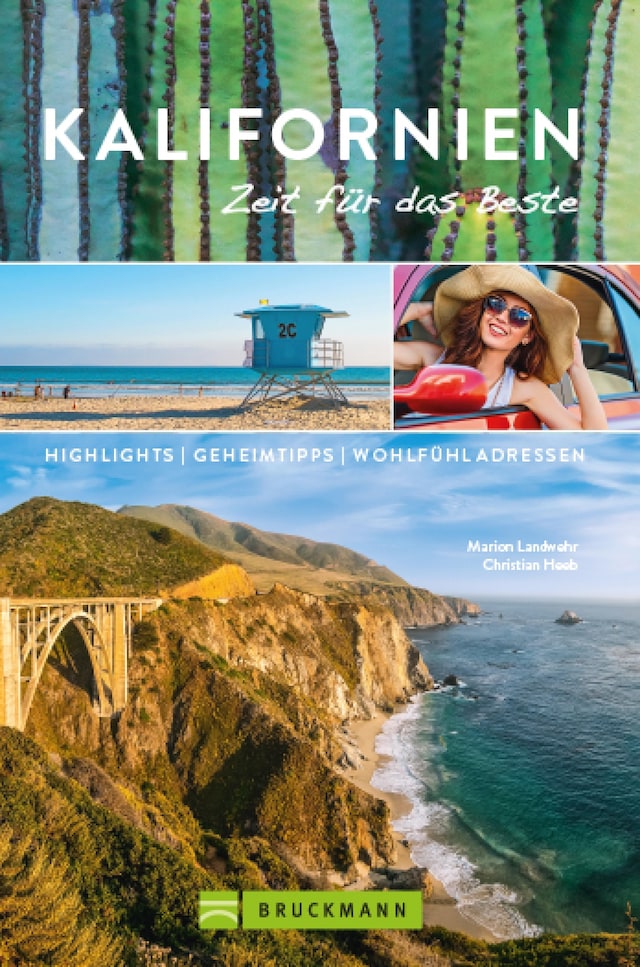 Boekomslag van Bruckmann Reiseführer Kalifornien: Zeit für das Beste