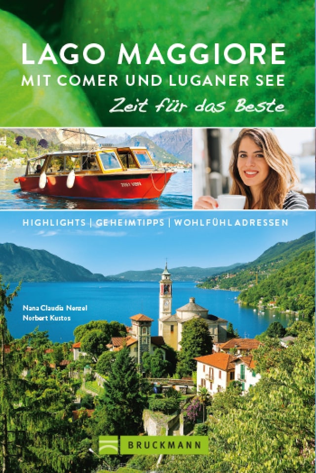 Buchcover für Bruckmann Reiseführer Lago Maggiore mit Comer und Luganer See: Zeit für das Beste