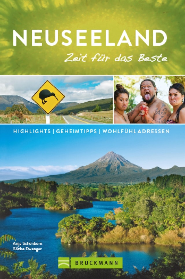 Book cover for Bruckmann Reiseführer Neuseeland: Zeit für das Beste
