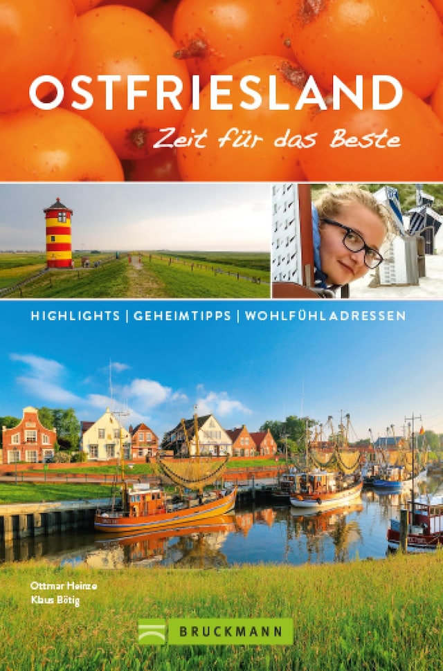 Book cover for Bruckmann Reiseführer Ostfriesland: Zeit für das Beste