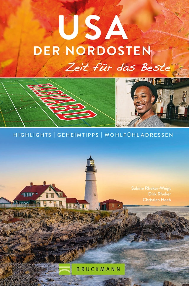 Book cover for Bruckmann Reiseführer USA der Nordosten: Zeit für das Beste