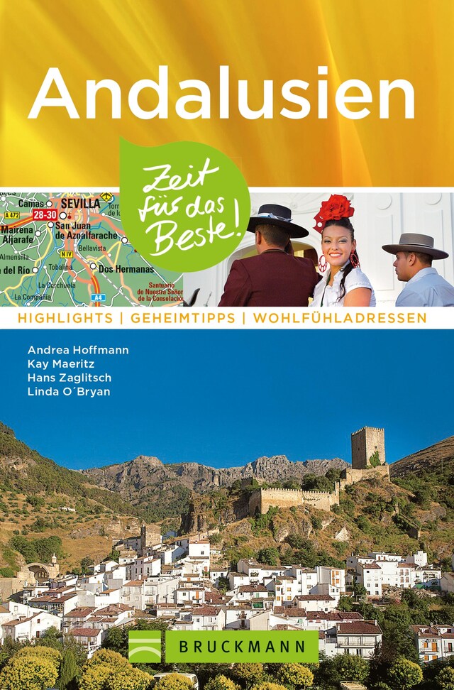 Portada de libro para Bruckmann Reiseführer Andalusien: Zeit für das Beste