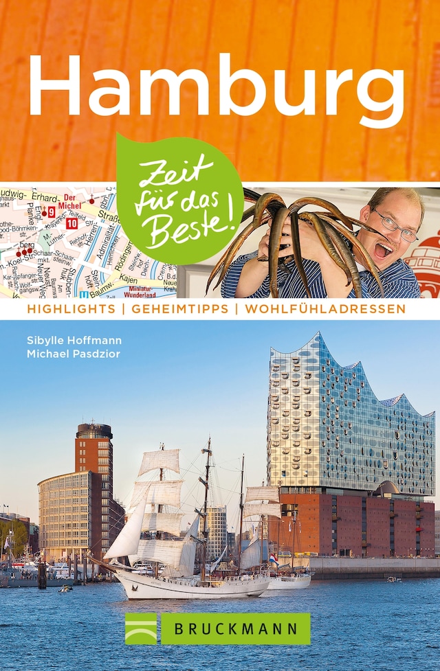 Book cover for Bruckmann Reiseführer Hamburg: Zeit für das Beste