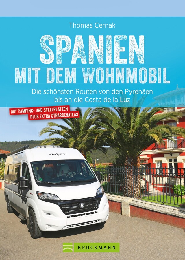 Buchcover für Spanien mit dem Wohnmobil