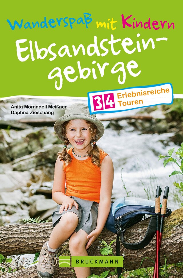 Portada de libro para Bruckmann Wanderführer: Wanderspaß mit Kindern Elbsandsteingebirge.