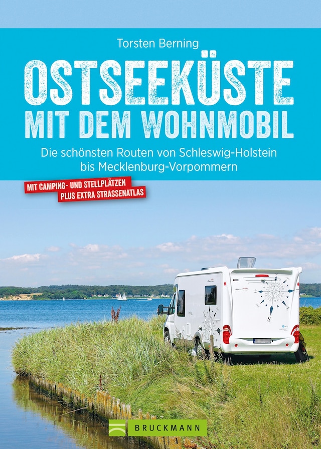 Buchcover für Bruckmann Wohnmobil-Guide: Ostseeküste mit dem Wohnmobil. Routen in Schleswig-Holstein und Mecklenburg-Vorpommern.