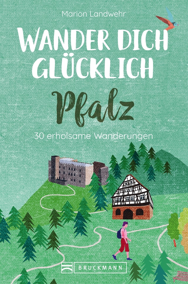 Buchcover für Wander dich glücklich – Pfalz