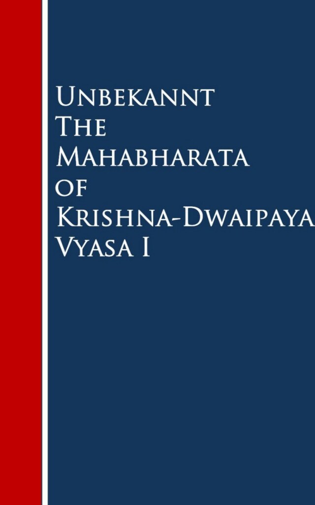 Book cover for The Mahabharata of Krishna-Dwaipayana Vyasa I