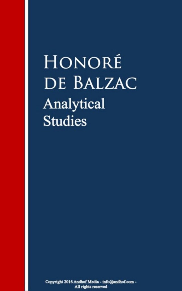 Copertina del libro per Analytical Studies