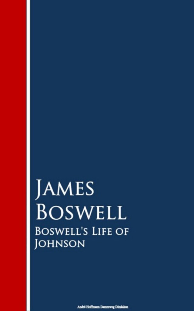 Book cover for Boswell's Life of Johnson