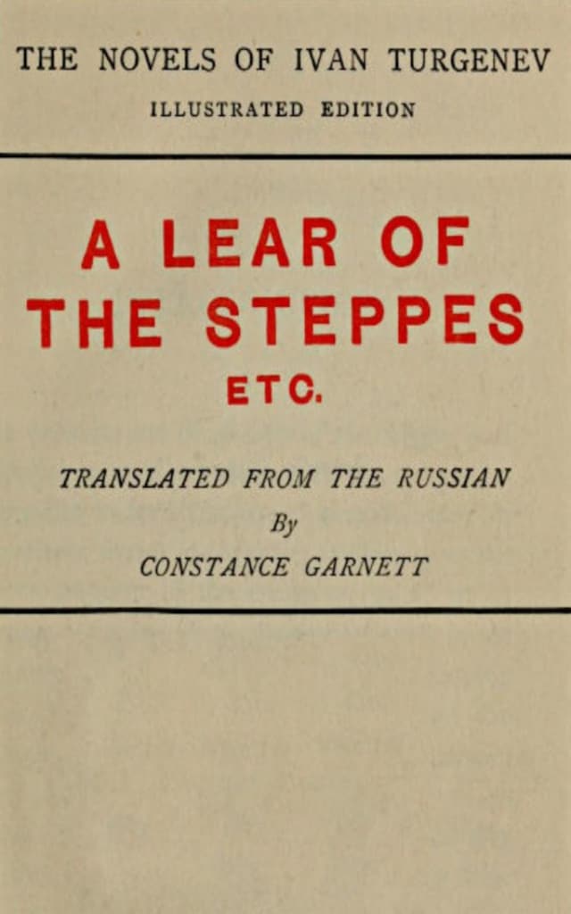 Book cover for A Lear of the Steppes