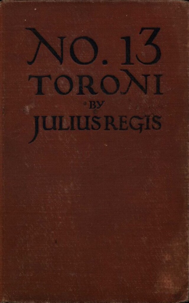 Book cover for No. 13 Toroni