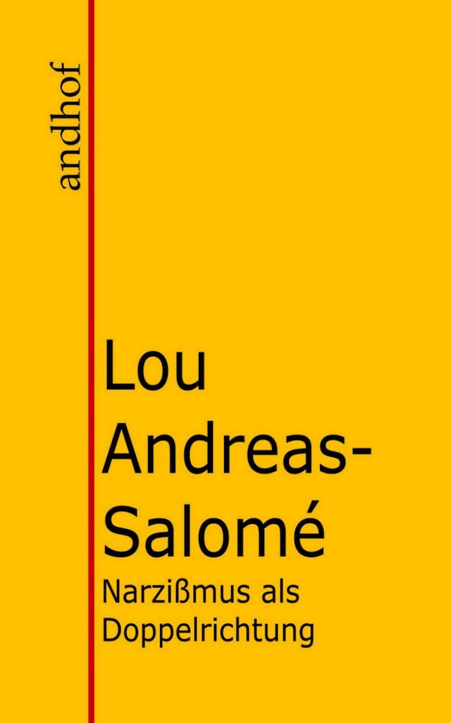 Book cover for Narzißmus als Doppelrichtung