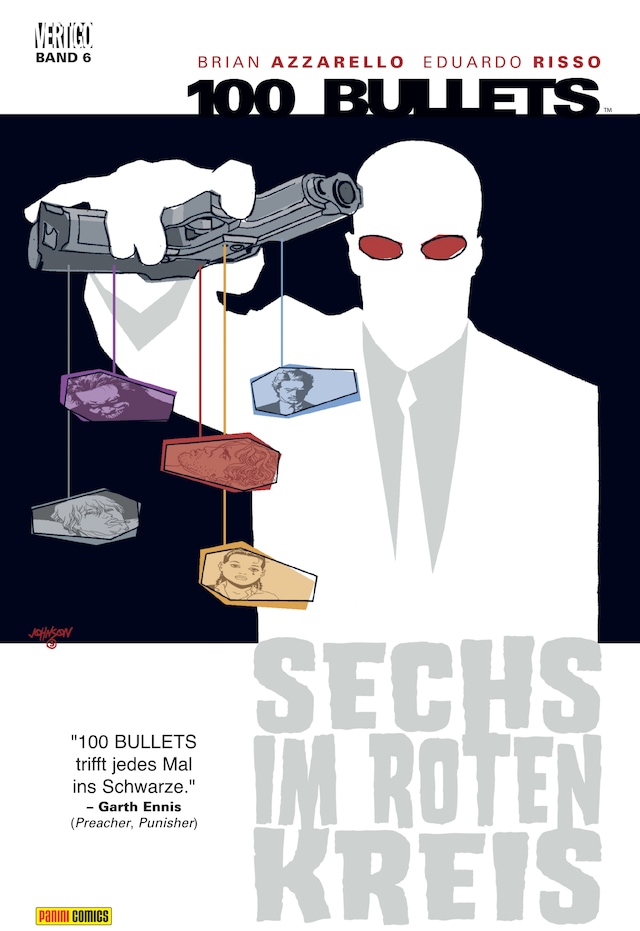Book cover for 100 Bullets, Band 6 - Sechs im roten Kreis