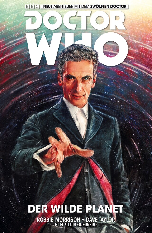 Boekomslag van Doctor Who Staffel 12, Band 1 - Der wilde Planet