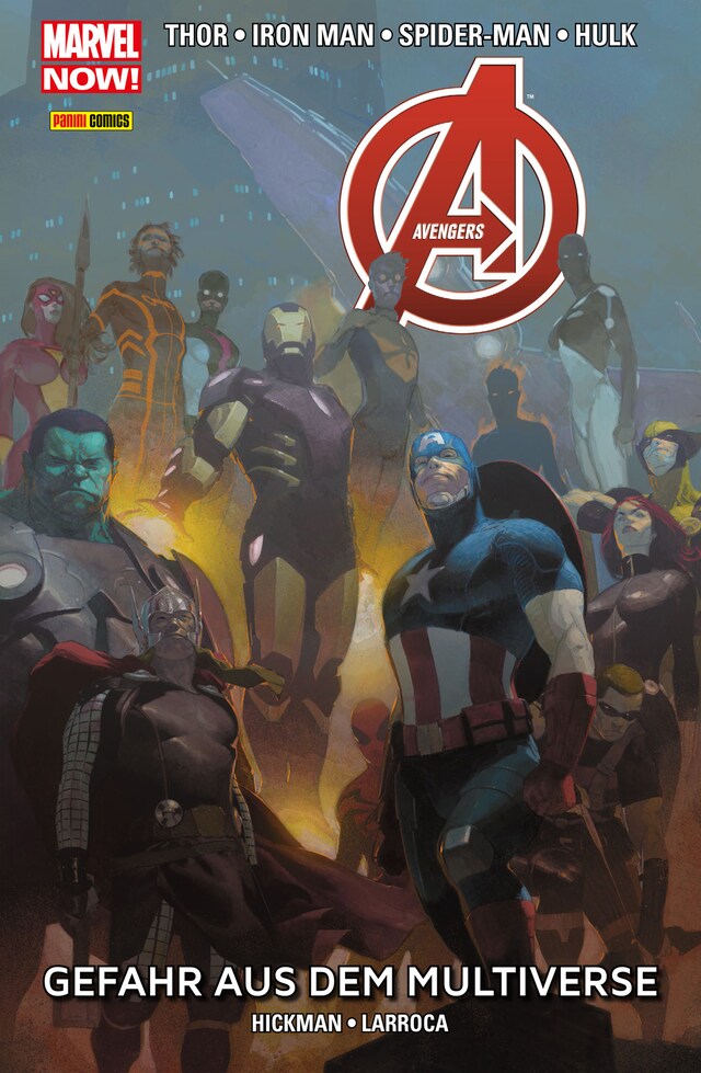 Okładka książki dla Marvel Now! Avengers 4 - Gefahr aus dem Multiverse