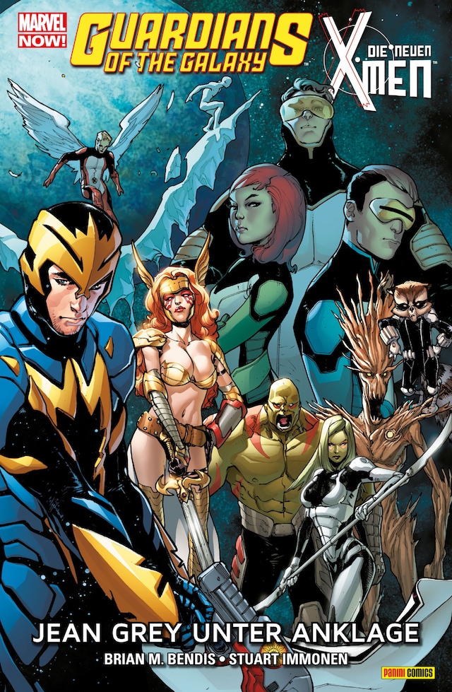 Boekomslag van Marvel Now! Guardians of the Galaxy & Die neuen X-Men