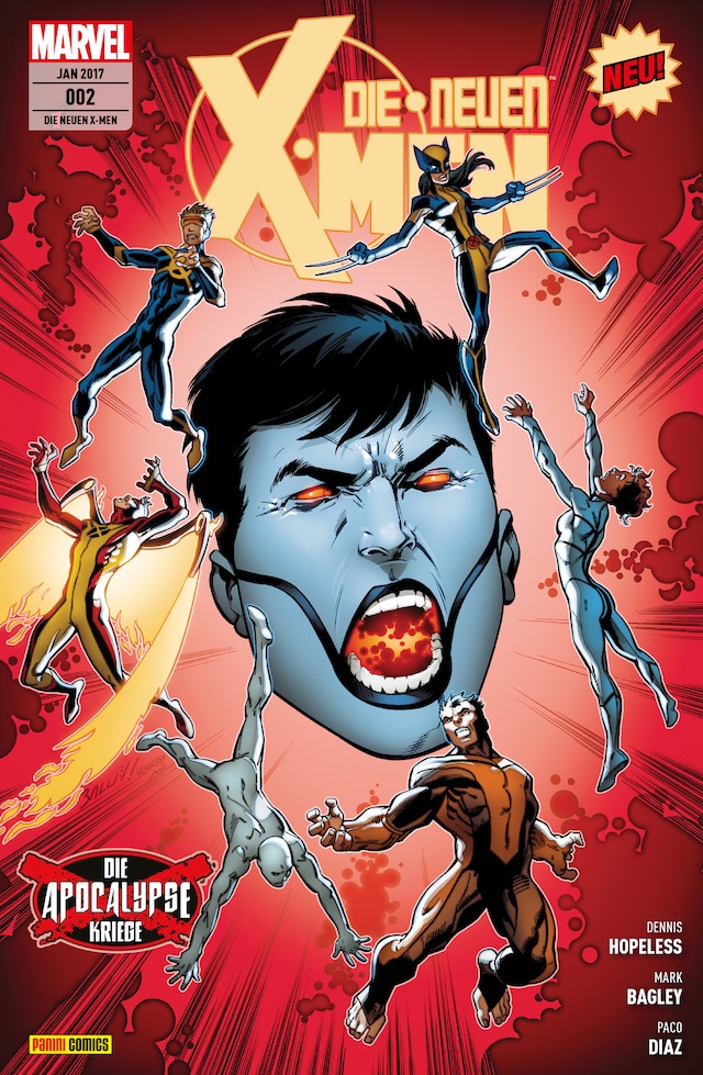 Book cover for Die neuen X-Men 2 - Die Apocalypse Kriege