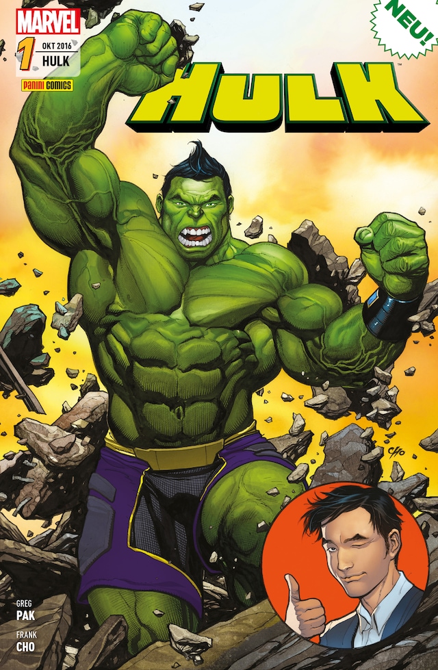 Kirjankansi teokselle Hulk 1 - Der total geniale Hulk