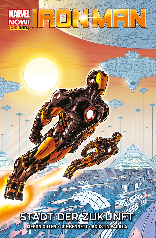 Buchcover für Marvel NOW! PB Iron Man 4 - Stadt der Zukunft