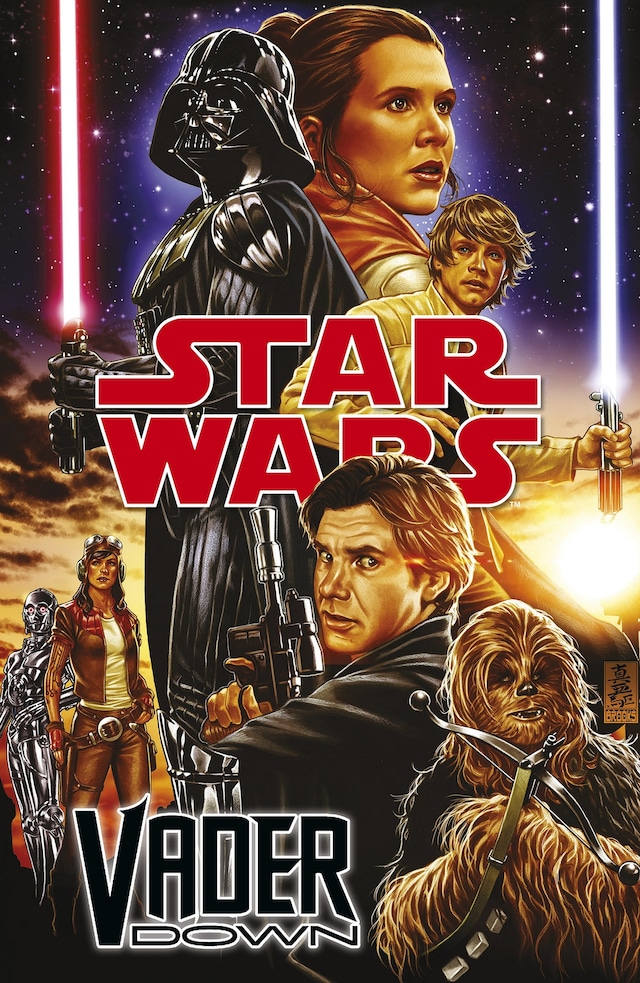 Book cover for Star Wars Darth Vader - Vader Down