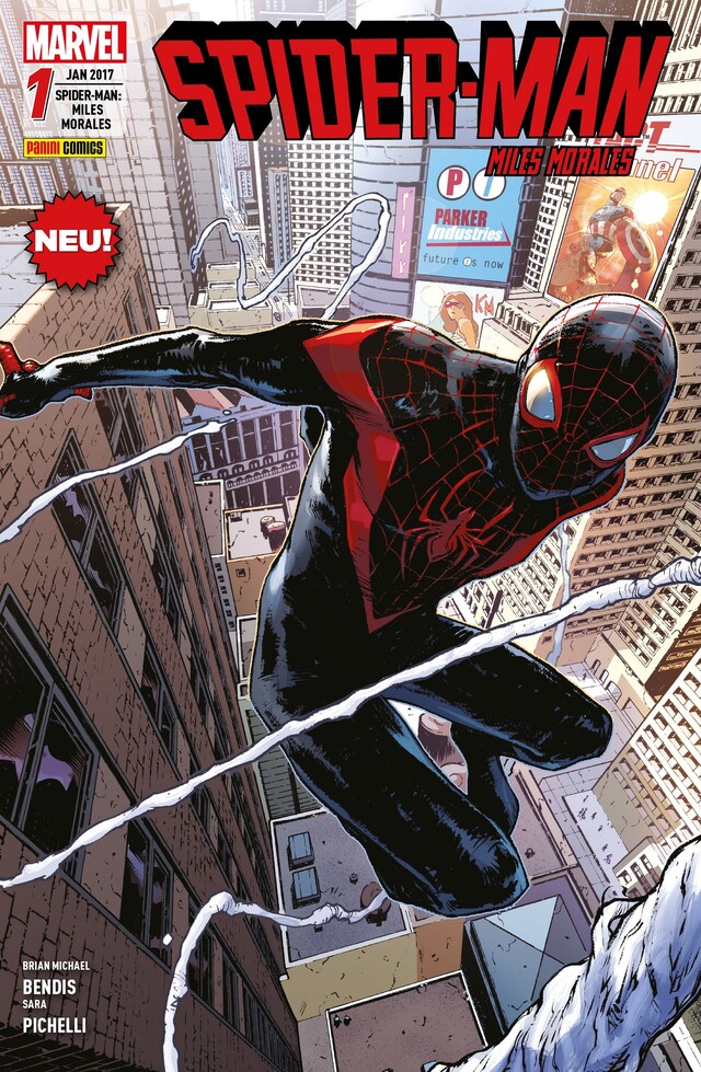 Portada de libro para Spider-Man: Miles Morales 1 - Ein neues Leben