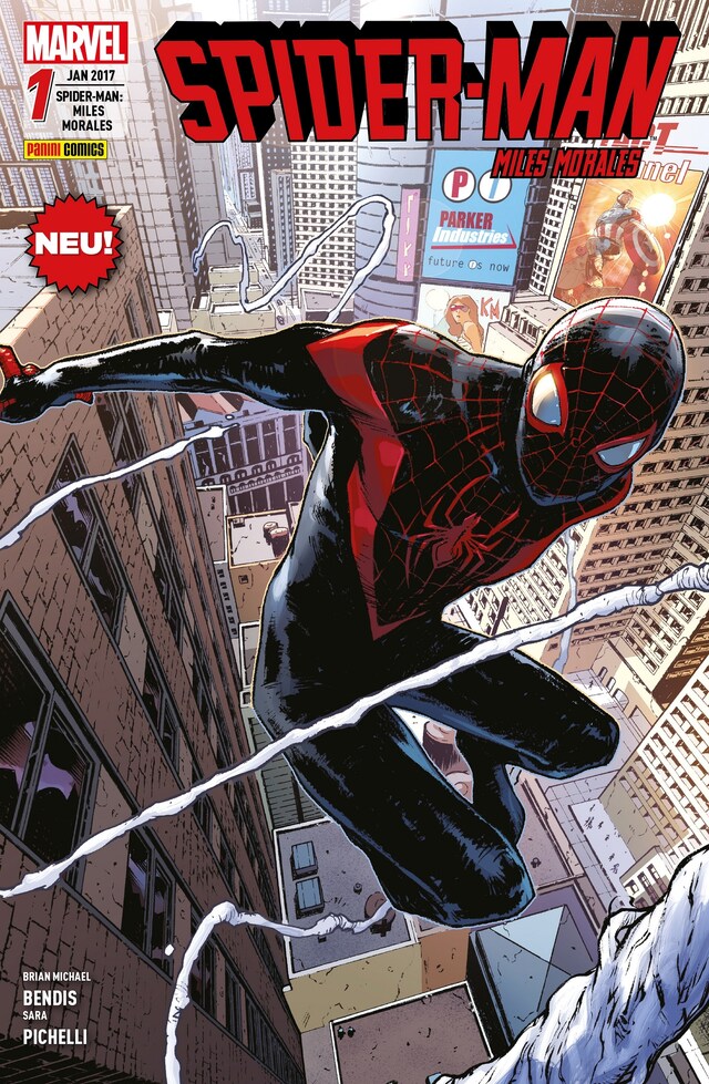 Bokomslag för Spider-Man: Miles Morales 1 - Ein neues Leben