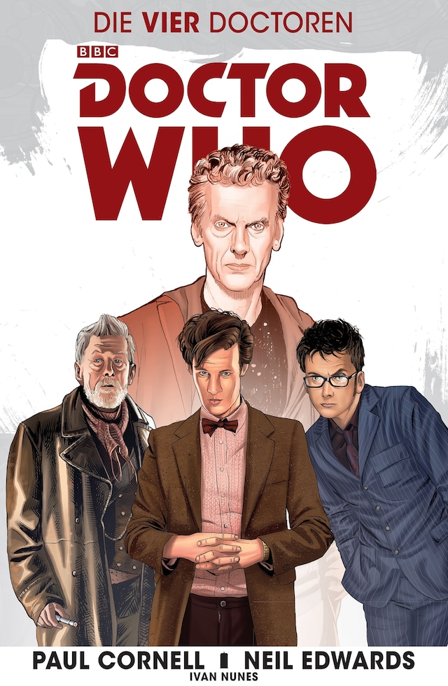 Couverture de livre pour Doctor Who - Die vier Doctoren