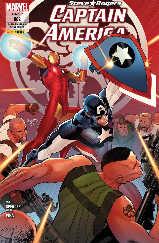 Book cover for Captain America: Steve Rogers 2 - Der Krieg der Helden