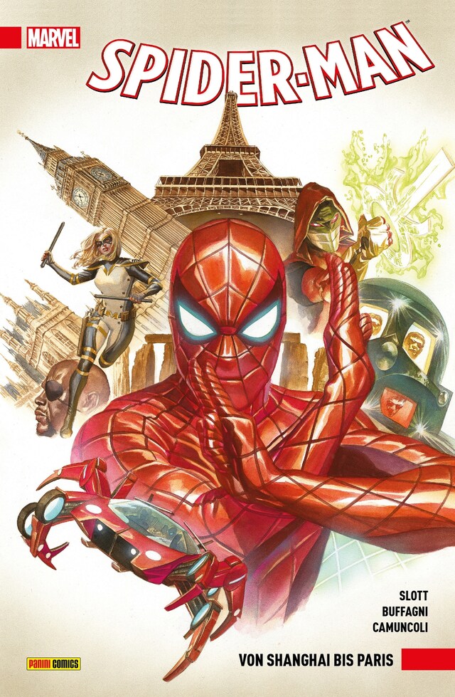 Book cover for Spider-Man PB 2 - Von Shanghai bis Paris