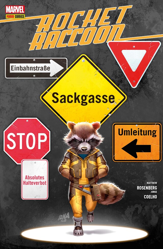 Couverture de livre pour Rocket Raccoon  - Sackgasse Erde