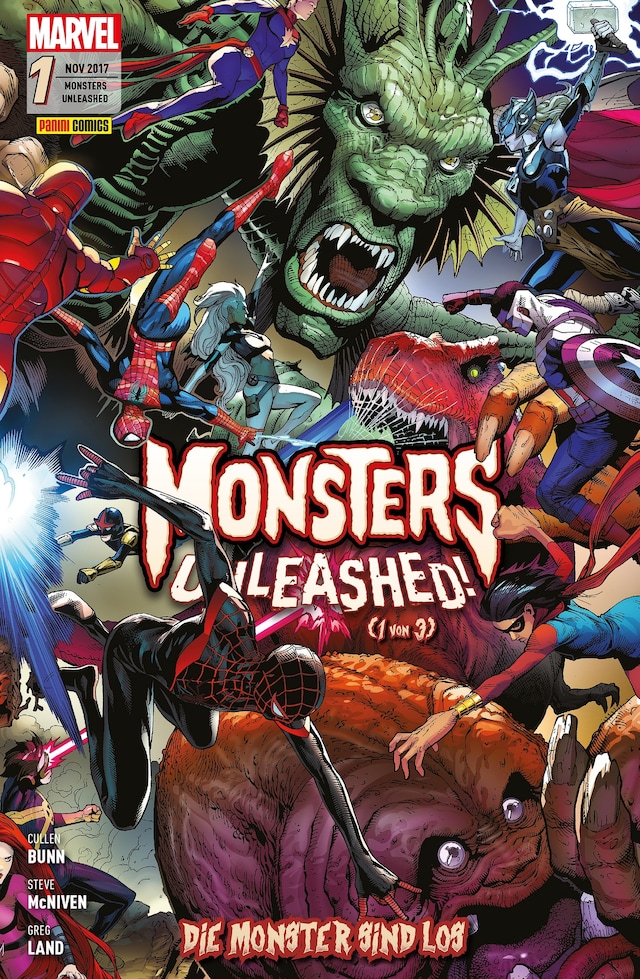 Book cover for Monsters Unleashed 1 - Die Monster sind los